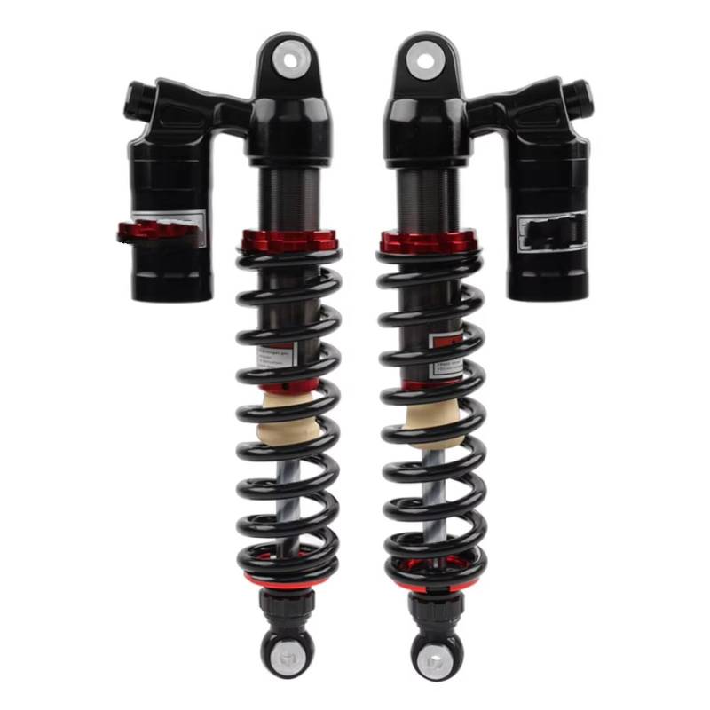 Motorrad Stoßdämpfer Universal Motorrad 400mm Frühling Suspension Stoßdämpfer Dämpfer Motorrad Einstellbar 1pc Für UTV & Für ATV von LIANGBAOS