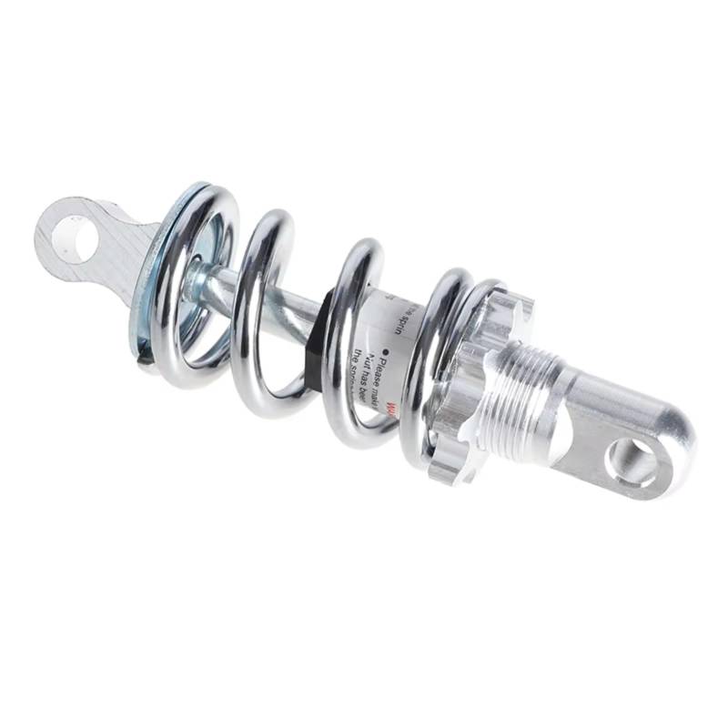 Motorrad Stoßdämpfer Universal-Scooter 125 Mm Stoßdämpfer Hinten Federung Stoßdämpfer Geeignet Für Fahrrad Mountainbike Scooter(Weiß) von LIANGBAOS
