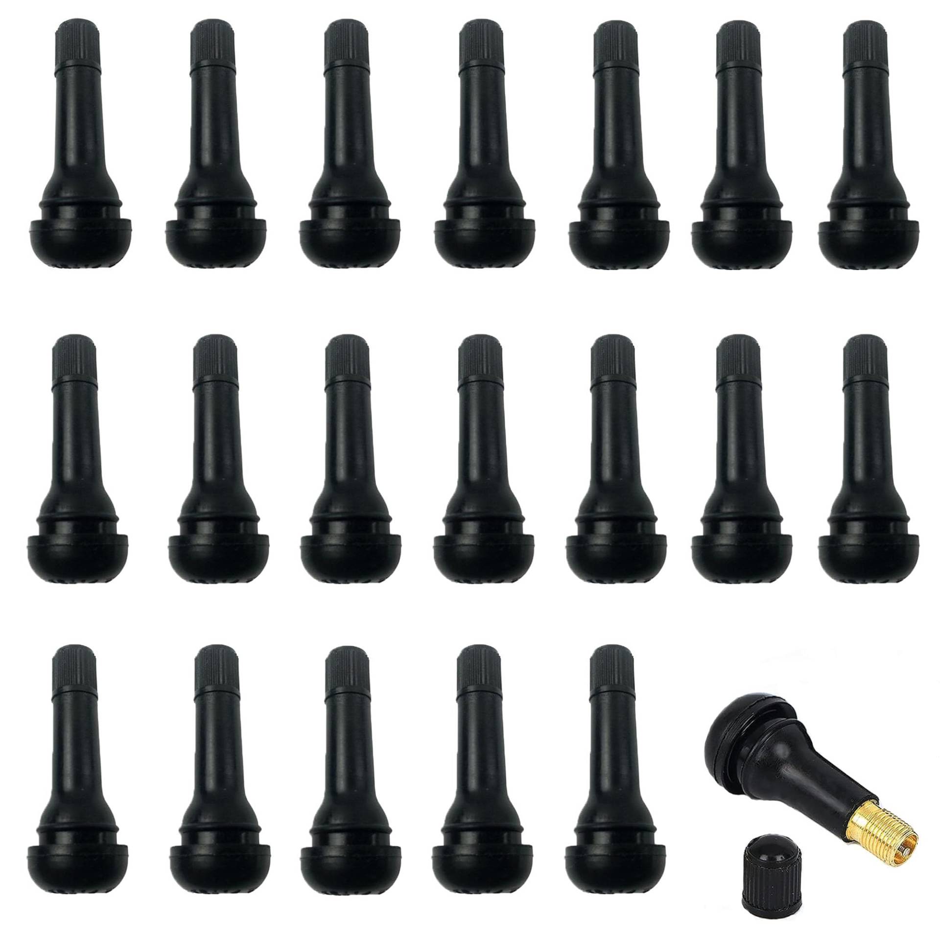 CHENNAN 20 Stück Metallventile Gummiventil Reifen Felgen Ventile Autoventil Gummiventil Gute Luftdichtheit Für Autos, Motorräder, Strandfahrräder, Fahrräder, Motorroller usw CHENNAN 20 Stück Metallventile Gummiventil Reifen Felgen Ventile Autoventil Gummiventil Gute Luftdichtheit Für Autos, Motorräder, Strandfahrräder, Fahrräder, Motorroller usw von LIANGQI