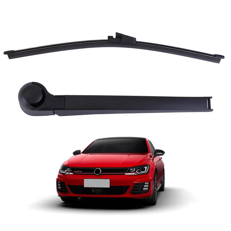 LICHENGTAI Heckscheibenwischer Set für VW Golf 5 2003-2008 Hinterer Wischerblatt Wischerarm Geeignet 6Q6955425A 6Q6955435D Hinten Wischerarm Scheibenwischer Set von LICHENGTAI