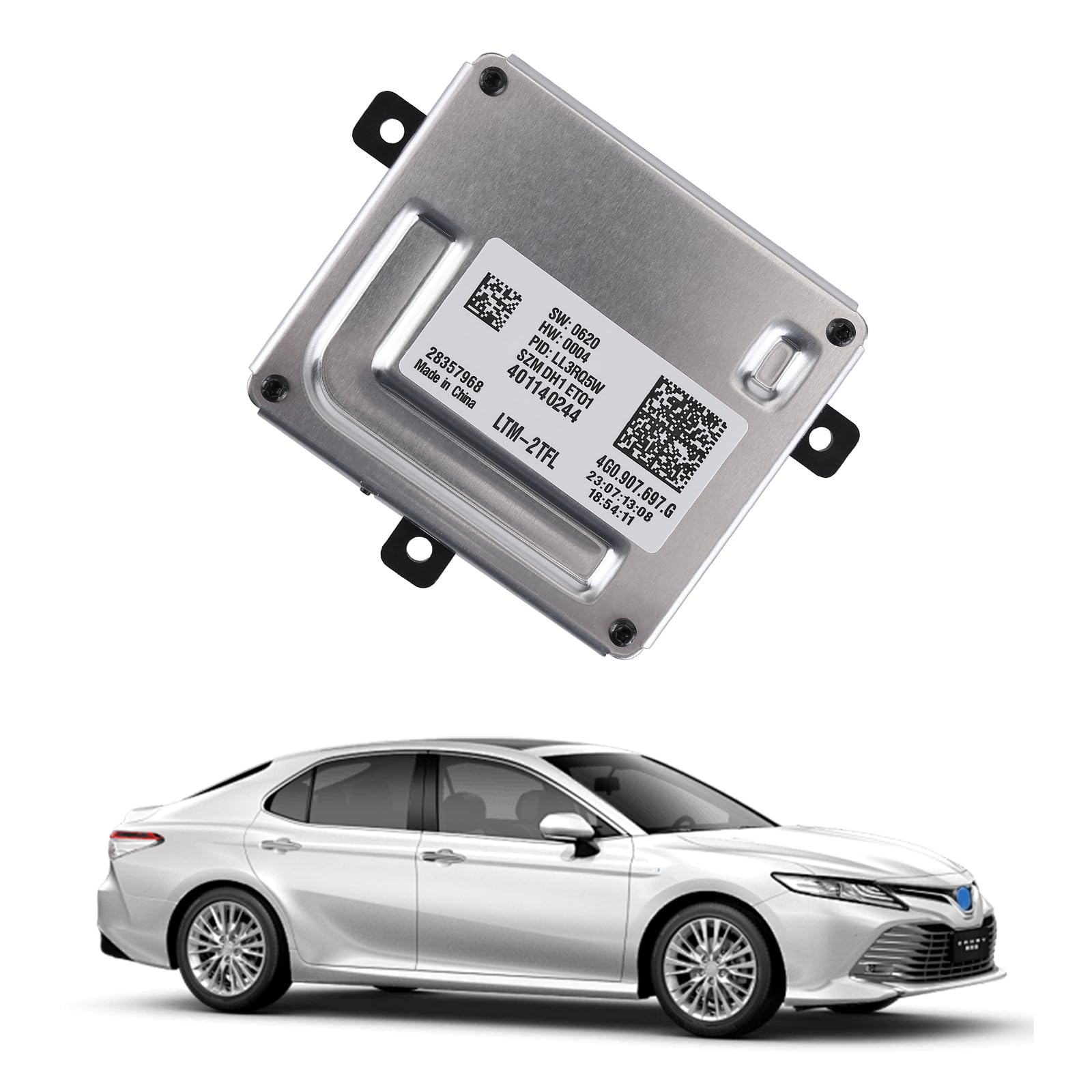 LICHENGTAI Tagfahrlicht Vorschaltgerät kompatibel mit SeatAlhambra VW Auto Tagfahrlicht Ballast 4G0907397A 4G0907697A 4G0907397G 4G0907697G Xenon Scheinwerfer HID Vorschaltgerät von LICHENGTAI