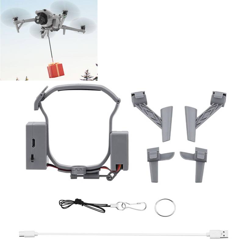 LICHIFIT Drohne Airdrop System + Fahrwerke für DJI Air 3 - Kompatibles Modell, Umfangreiche Anwendung, Leicht und sicher, Einfach zu bedienen, Schnelles Aufladen und große Kapazität von LICHIFIT