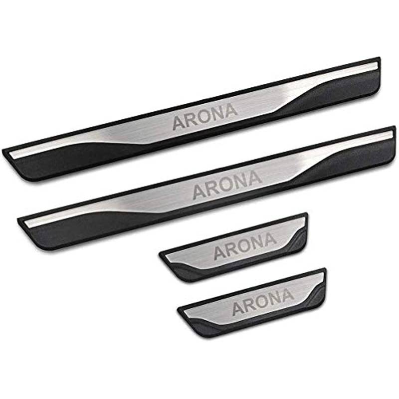 LICHOO N/A 4 Stück Edelstahl Einstiegsleisten Schutzplatte für Seat Arona SUV 2017-2019 Einstiegsleisten Einstiegsleisten Schutzpedal Schwellenleiste Auto Styling Zubehör von LICHOO