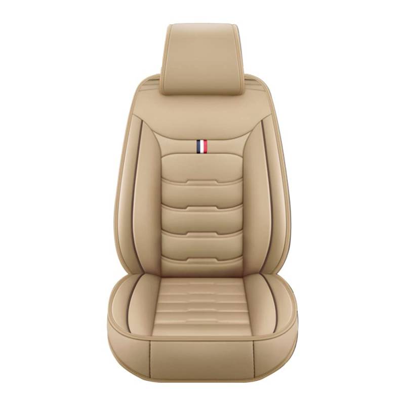 LICOME Auto Sitzbezüge Sets für Mercedes Benz Vito Box/Mixto/Tourer (W447) 2014-2021, 5 Sitzer Wasserdicht Atmungsaktiv Leder Autositzbezug Vorne Hinten Schonbezüge, Innenraum Zubehör,E Beige von LICOME