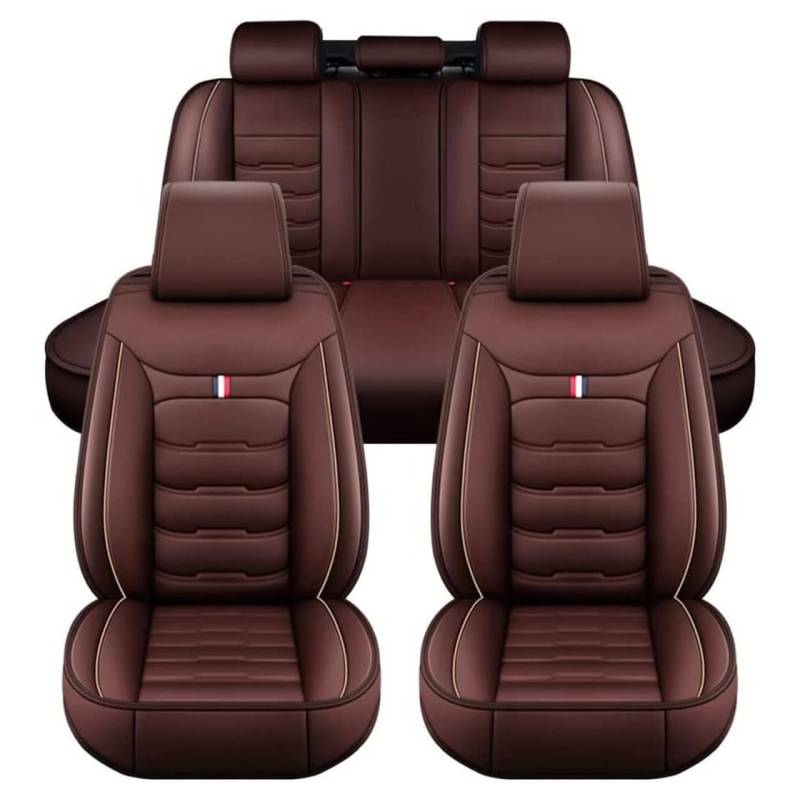 LICOME Auto Sitzbezüge für BMW E46 E90 E39 E60 E36 G30 E30 E34 E38 F30 F10 E70 E87 E91 320I 520 525, Leder Autositzbezüge Sets, Schonbezüge Sitzschoner Vorne Hinten Wasserdicht Sitzauflage von LICOME