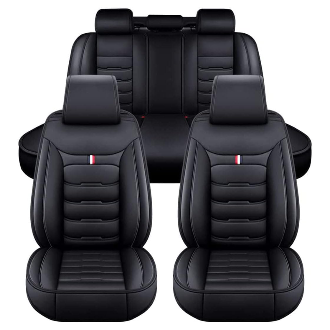 LICOME Auto Sitzbezüge für Opel Vauxhall Mokka B A/Mokka-e B A 2013-2025, Leder Autositzbezüge Sets, 5 Sitzer Schonbezüge Sitzschoner Vorne Hinten Wasserdicht Sitzauflage Accessories,B Black LICOME Auto Sitzbezüge für Opel Vauxhall Mokka B A/Mokka-e B A 2013-2025, Leder Autositzbezüge Sets, 5 Sitzer Schonbezüge Sitzschoner Vorne Hinten Wasserdicht Sitzauflage Accessories,B Black von LICOME