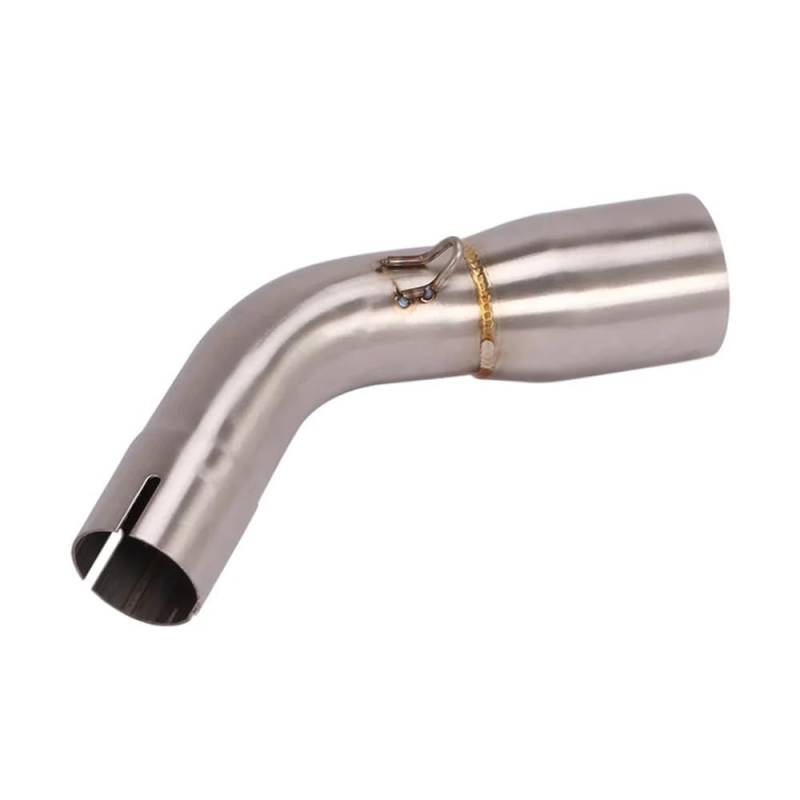 Auspuff Verbindungsrohr 51mm Schnittstelle Für SV650 SV650X SV650S 2016 2017-2020 Motorradauspuff Escape Moto Modifizierter Schalldämpfer Mittelverbindungsrohr von LIDWF
