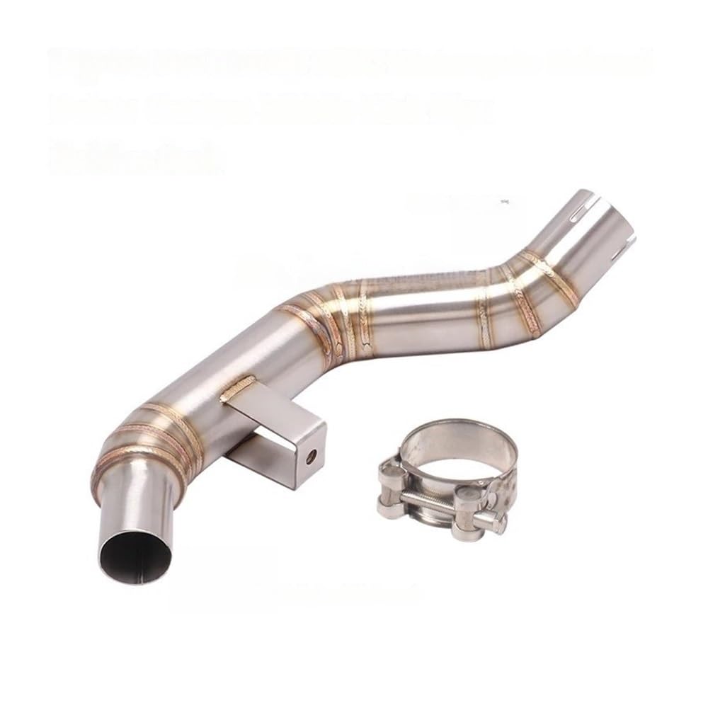 Auspuff Verbindungsrohr Abnehmbarer Motorradauspuff Escape Modifiziertes Mittelverbindungsrohr Aus Titanlegierung Moto Schalldämpfer Slip On Für 502C 502(Type A) von LIDWF