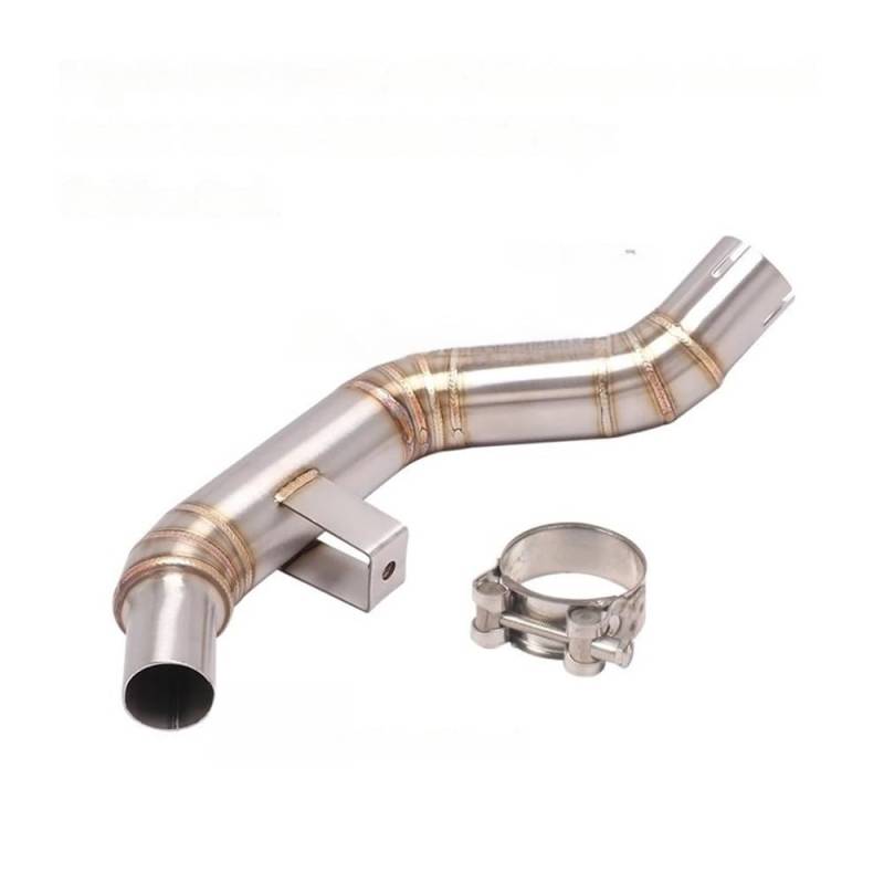 Auspuff Verbindungsrohr Abnehmbarer Motorradauspuff Escape Modifiziertes Mittelverbindungsrohr Aus Titanlegierung Moto Schalldämpfer Slip On Für 502C 502(Type A) von LIDWF
