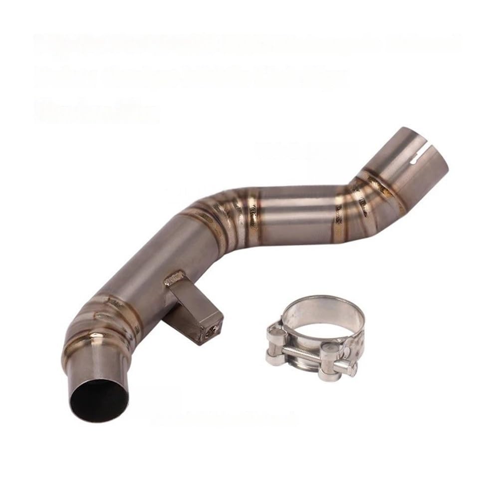 Auspuff Verbindungsrohr Abnehmbarer Motorradauspuff Escape Modifiziertes Mittelverbindungsrohr Aus Titanlegierung Moto Schalldämpfer Slip On Für 502C 502(Type B) von LIDWF