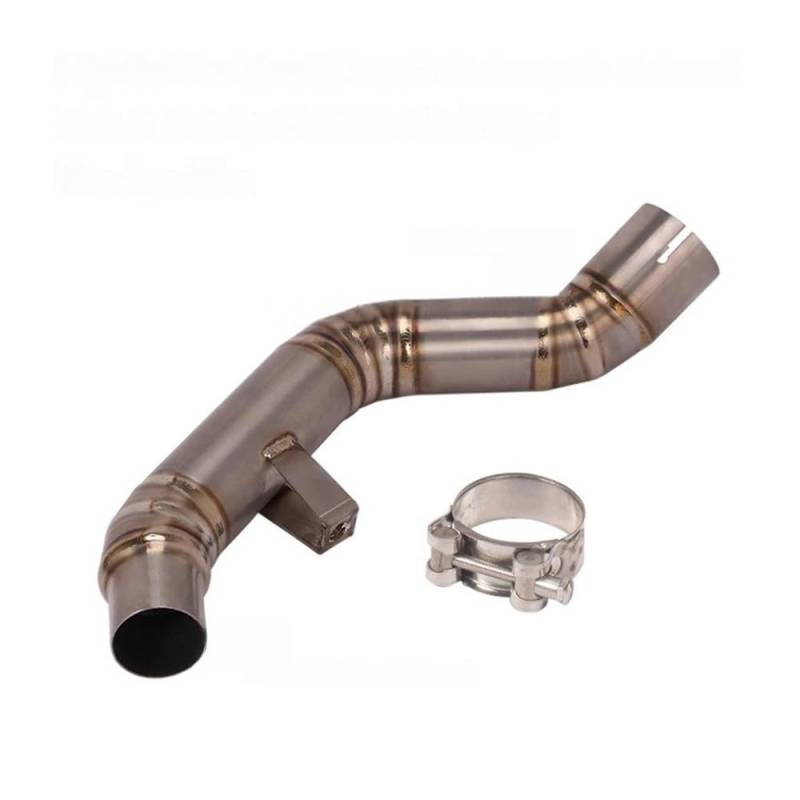 Auspuff Verbindungsrohr Abnehmbarer Motorradauspuff Escape Modifiziertes Mittelverbindungsrohr Aus Titanlegierung Moto Schalldämpfer Slip On Für 502C 502(Type B) von LIDWF