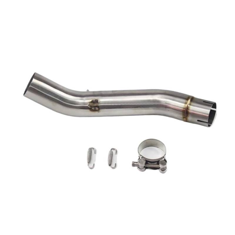 Auspuff Verbindungsrohr Für 300 Edelstahl Motorrad Auspuff Mitte Verbinden Link Rohr Silp auf 51mm Schalldämpfer Flucht(Color a5) von LIDWF