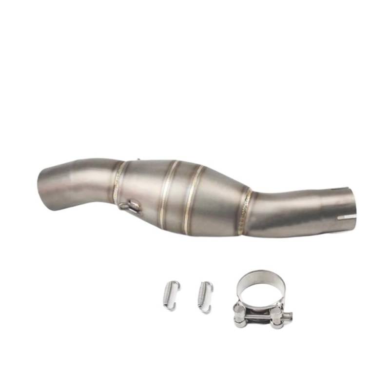 Auspuff Verbindungsrohr Für 300 Edelstahl Motorrad Auspuff Mitte Verbinden Link Rohr Silp auf 51mm Schalldämpfer Flucht(Color v) von LIDWF