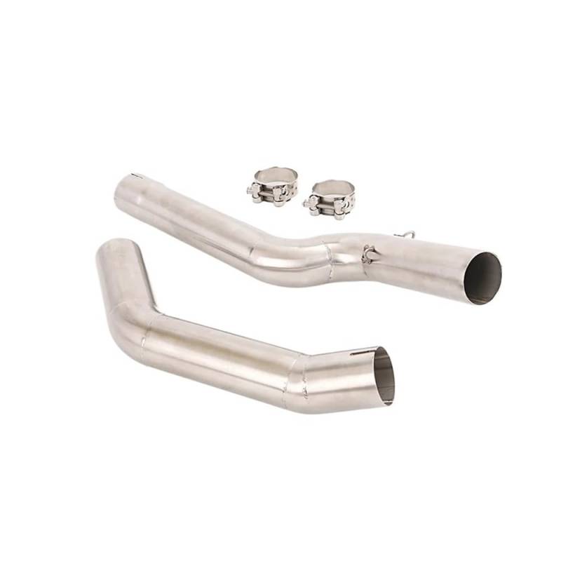 Auspuff Verbindungsrohr Für CBR600 F5 2003-2020 Jahre Motorradauspuff Mittelanschlussrohr Slip On 51mm Schalldämpfer Edelstahlrohr(Model A) von LIDWF