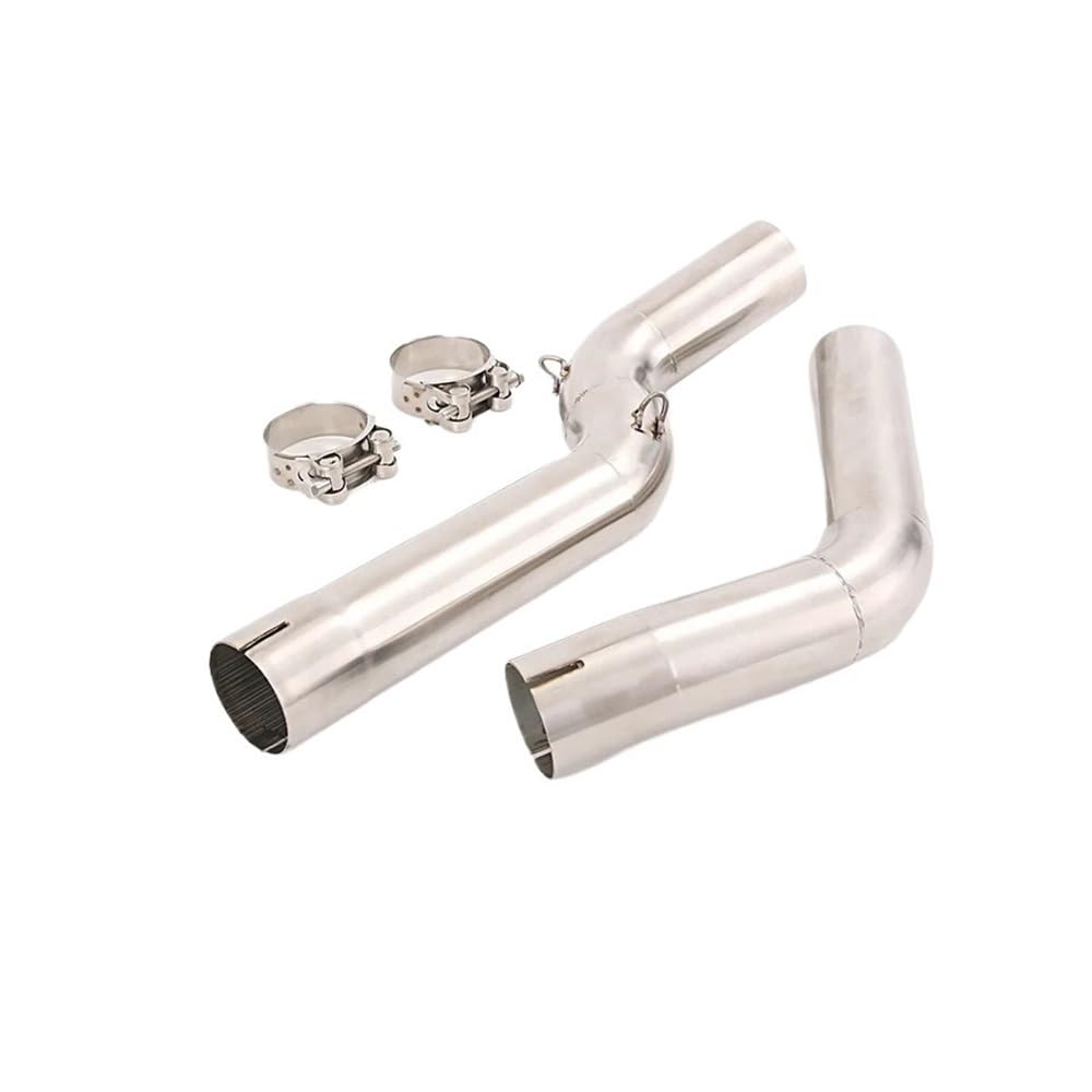 Auspuff Verbindungsrohr Für CBR600 F5 2003-2020 Jahre Motorradauspuff Mittelanschlussrohr Slip On 51mm Schalldämpfer Edelstahlrohr(Model B) von LIDWF