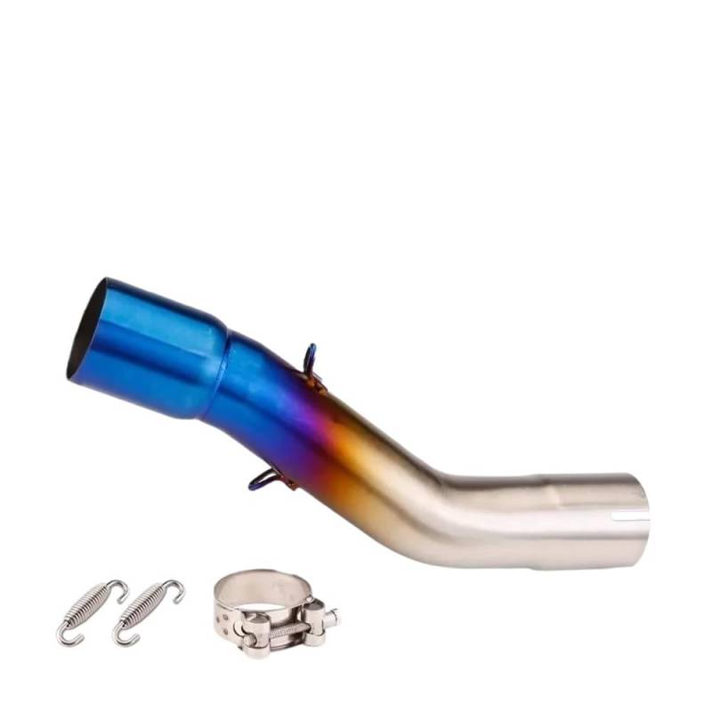 Auspuff Verbindungsrohr Für GSX250R GSX 250R GSX250 Gsx 250 DL250 Slip On Motorradauspuff Mittelrohr Verbinden Rohr Schalldämpfer(GSX250R-Blue) von LIDWF