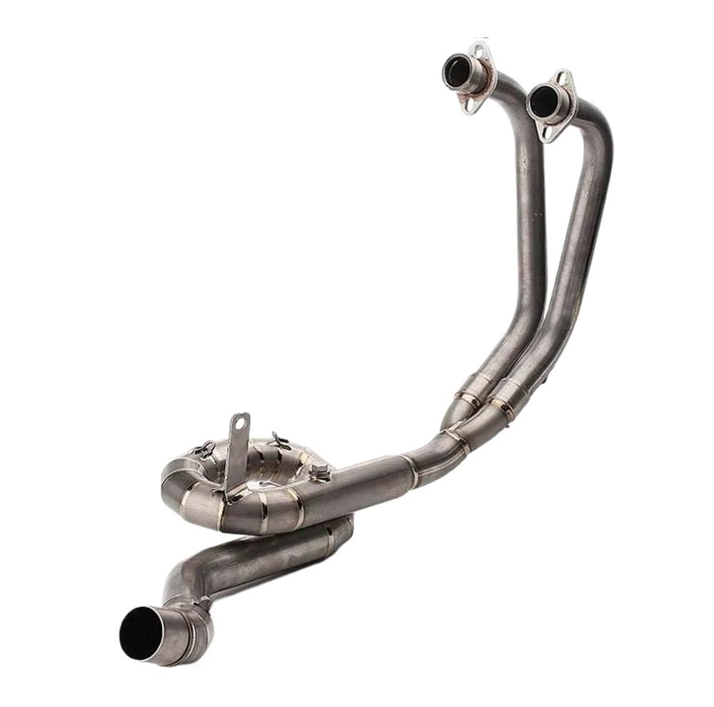 Auspuff Verbindungsrohr Für MT03 Für MT-03 R25 R3 2014-2021 Motorrad Auspuff Link Mid Rohr Stahl Auspuff Voll(Color z) von LIDWF