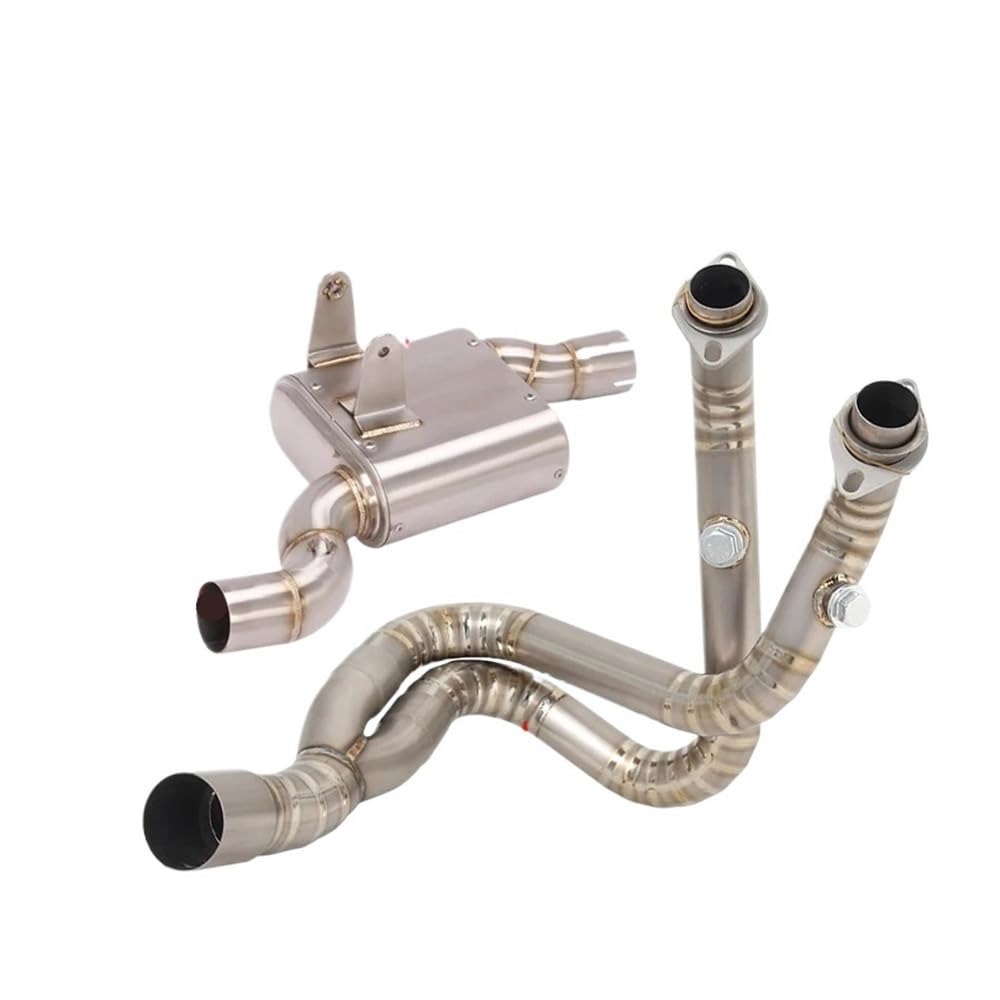 Auspuff Verbindungsrohr Für Sprot 700Clx Clx-700 Clx700 2020-2023 Volle Motorrad Auspuff Vorne Mitte Link Rohr Gegendruck Paket Flucht(Type A) von LIDWF