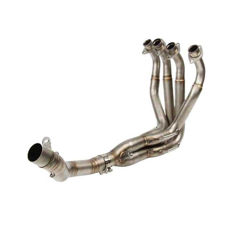 Auspuff Verbindungsrohr Motorrad-Auspuff-Mittelrohr, Vorderrohr, Edelstahl-Schalldämpfer, Vollständiges Verbindungsrohr, Abschnitt, Adapterrohr, Slip-On Für Z900 Z 900 von LIDWF