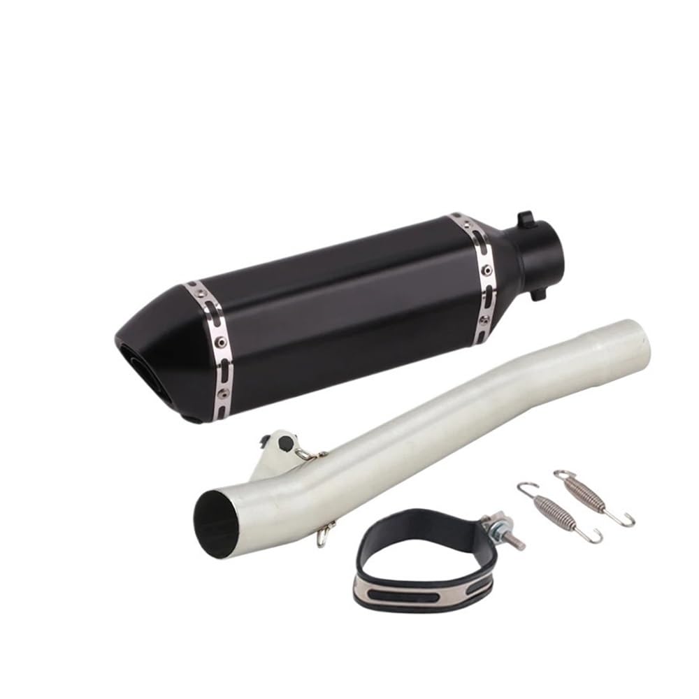 Auspuff Verbindungsrohr Motorradauspuff Mittelverbindungsrohr Verbinden 50,8 MM Carbonfaser-Schalldämpfer Escape Moto Slip Für Ba&ndit GSF600 600 1995-2006(A-No Laser) von LIDWF