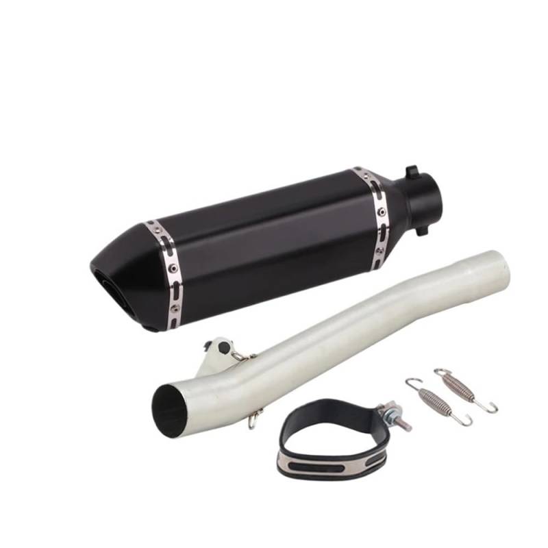 Auspuff Verbindungsrohr Motorradauspuff Mittelverbindungsrohr Verbinden 50,8 MM Carbonfaser-Schalldämpfer Escape Moto Slip Für Ba&ndit GSF600 600 1995-2006(A-No Laser) von LIDWF