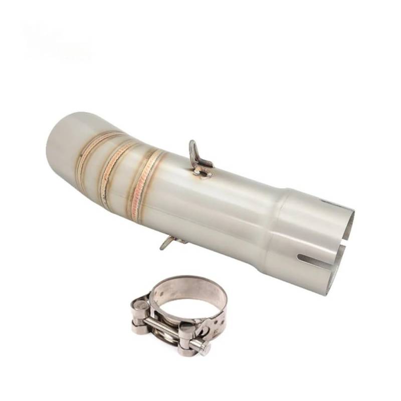 Auspuff Verbindungsrohr Slip-On Für Fazer FZ8 FZ8N FZ8S FZ800 2010-2015 Motorradauspuff Escape Moto Modifizierter Schalldämpfer 50,8 Mm Mittelverbindungsrohr von LIDWF