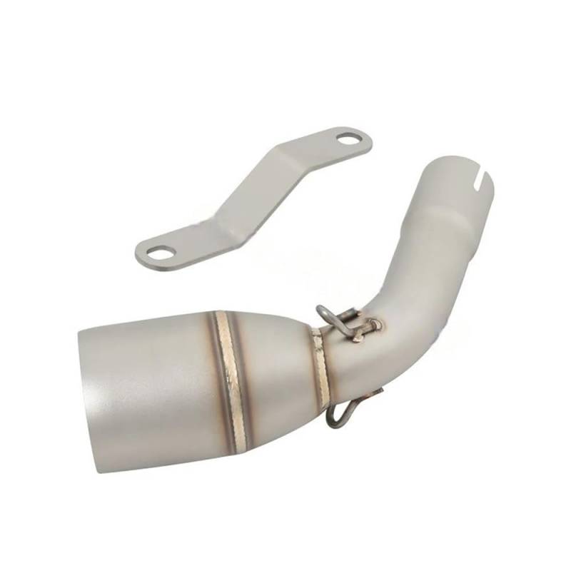 Auspuff Verbindungsrohr Slip-On Für TNT 125 TNT125 2017-2020 2021 2022 Motorradauspuff Escape Modified Schalldämpfer 51mm Mittelverbindungsrohr von LIDWF