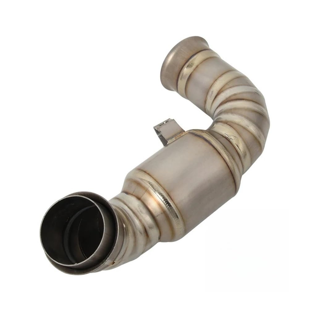 Auspuff Verbindungsrohr Titanlegierung Motorrad-Auspuff Mit Katalysator Mittelverbindungsrohr Escape Moto Für 800MT CF800-5A 2021 2022 Slip-On(Type-A1) von LIDWF