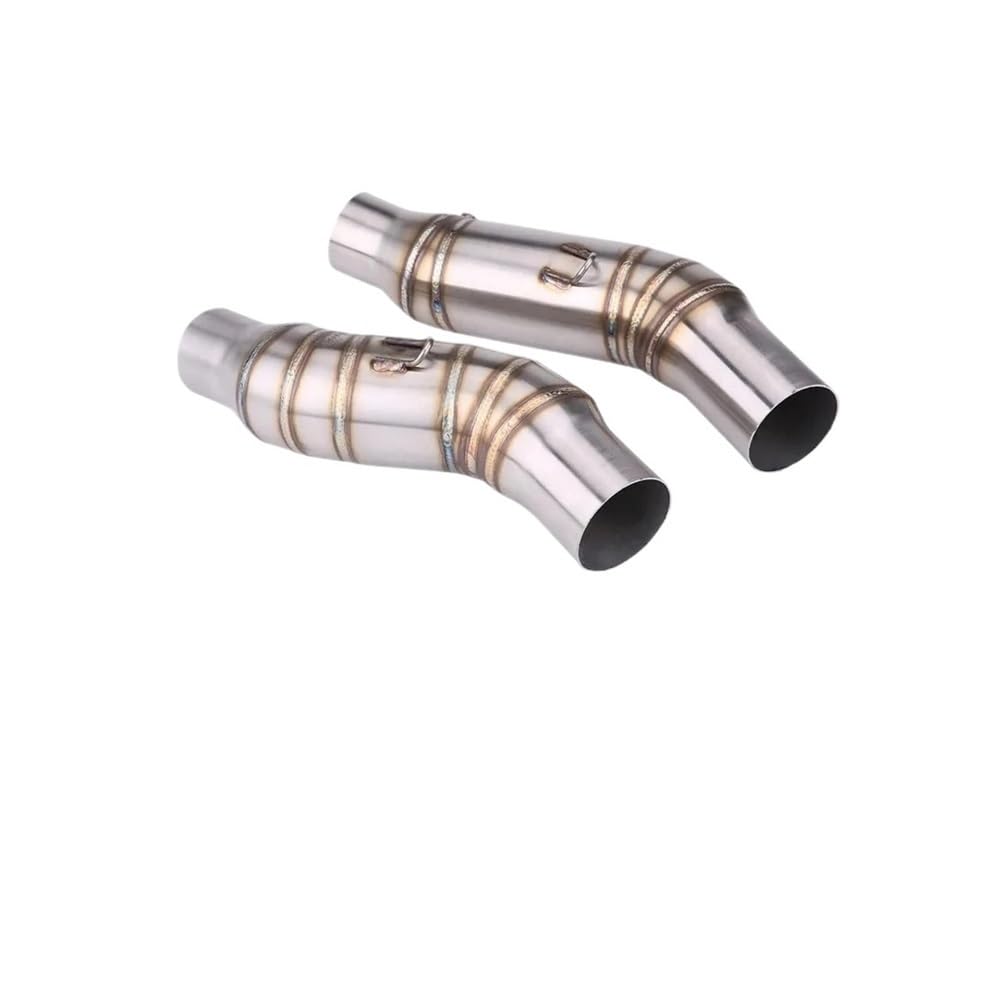 Auspuff Verbindungsrohr Z1000 Motorradauspuff Mittelrohr Auspuff Schalldämpfer Fluchtverbindungsrohr Mit Dichtung Für Z1000 2010-2017 von LIDWF