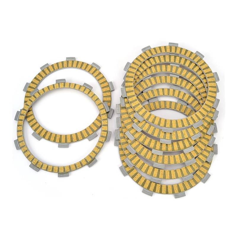 Kupplungs reibscheiben Kit Set Motorrad Kupplung Reibung Platten Disc Für CB600F CBF600 CBR600 CBR600RR VFR800 CB900F CBR900 VFR800F NS250 CBF CBR 600 von LIDWF