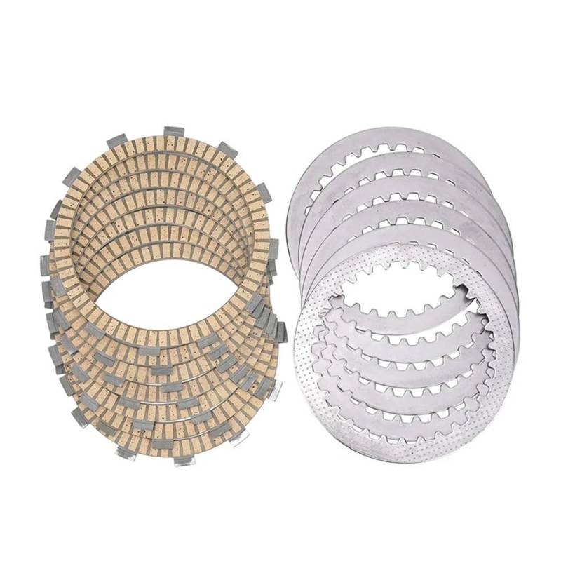 Kupplungs reibscheiben Kit Set Motorrad Kupplung Reibung Platten & Stahl Platten Kit Für CF&MO&TO CF400NK CF650NK CF650TR 650TR-G MT650 CF 400 650 NK von LIDWF