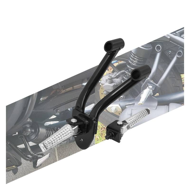 Seitenständer Ständer Abstellstütze Motorrad Fußraste Für Für Rebel CMX300 CMX500 Einstellbare Hinten Passagier Fußstütze Fußpedale 2017-2023 Pegs Fuß Ständer von LIDWF