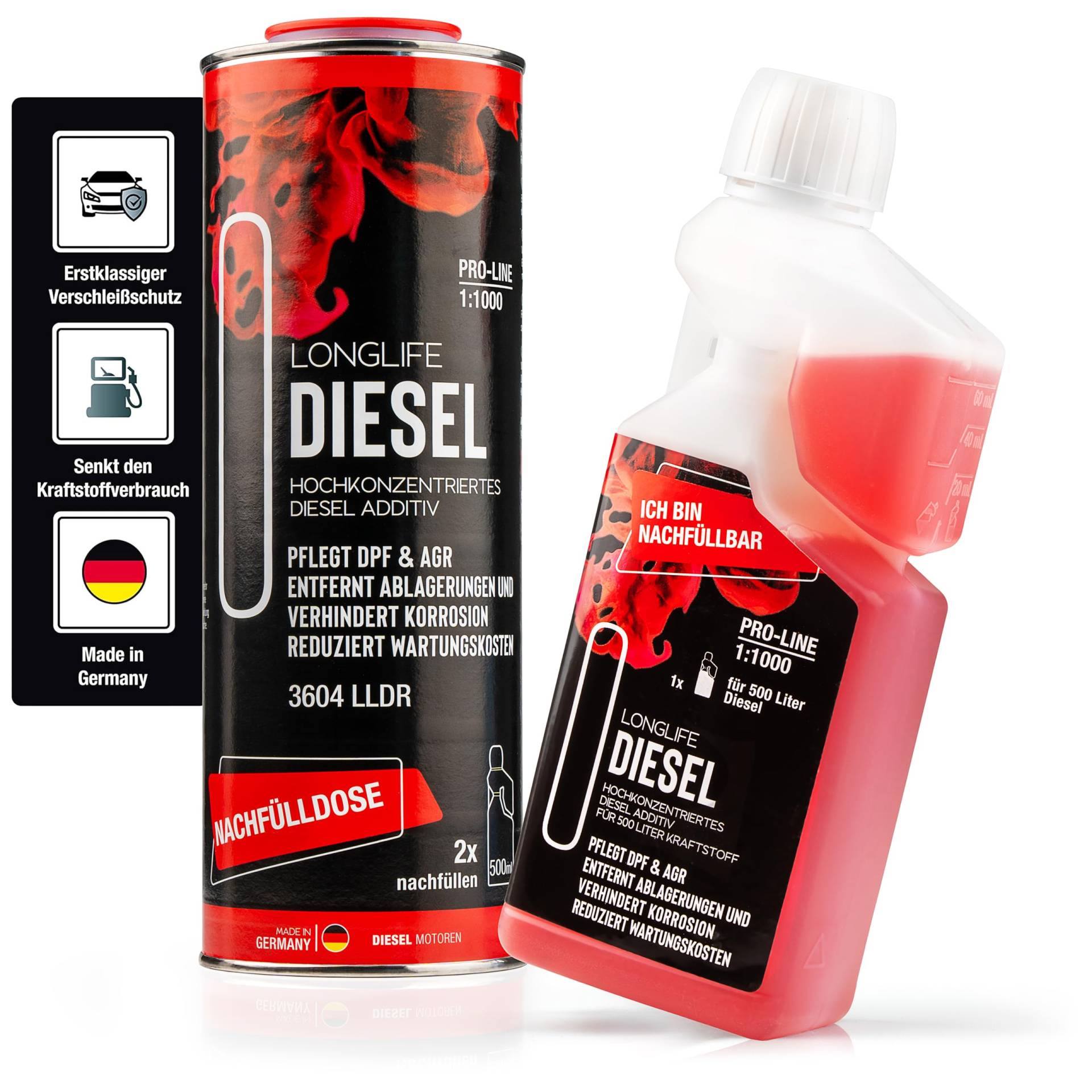LIFETIME Longlife Diesel Pro-Line Refill-Kit 1x500ml + 1x 1.000ml LIFETIME Longlife Diesel Pro-Line Refill-Kit 1x500ml + 1x 1.000ml von LIFETIME