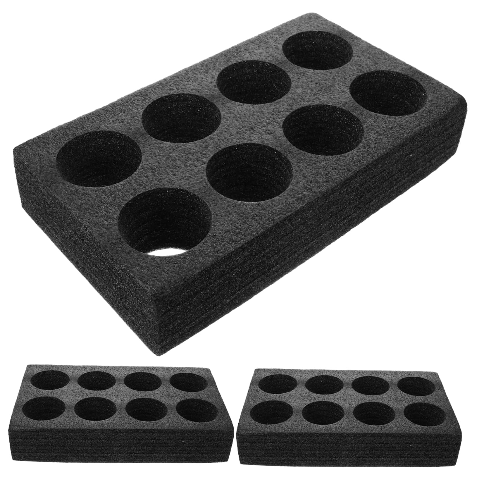 LIFKICH 3er Set Becherträger Für Getränke Robuste Tragehilfe Für 8 Becher Ideal Für Takeout Events Und Outdoor Aktivitäten Schwarzes Tragetablett Aus PE Schaum LIFKICH 3er Set Becherträger Für Getränke Robuste Tragehilfe Für 8 Becher Ideal Für Takeout Events Und Outdoor Aktivitäten Schwarzes Tragetablett Aus PE Schaum von LIFKICH
