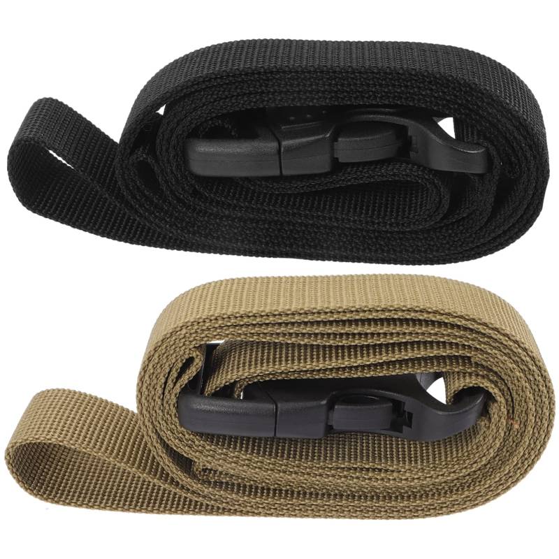 LIFKOME 2 Stück Gepäckband Frachtbündel Seil Strapazierfähiges Bündelband Verdickter Fester Riemen D-Ringe Für Taschen Praktischer Bündelgurt Stabiler Fester Riemen Nylon von LIFKOME