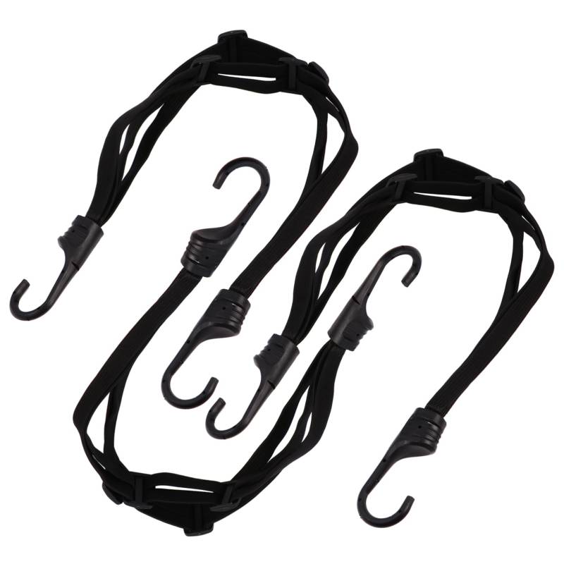 LIFKOME 3 Stück Gepäckgurte Spanngurte Motorrad Spanngurt Gepäckspanner Motorradgurte Gepäck Elastische Kordel Motorrad Elastisches Seil Gurt Spanngurt Schwarz Gummi von LIFKOME