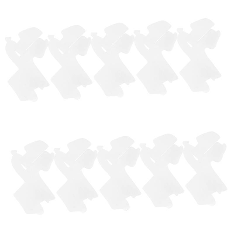 LIGHTAOTAO 10 Stück Plastik -Türschlosshebelklemme Autotür -Griffstangenclip Fahrzeugclips Fahrzeugbefestigungsklammern Kfz -Türstangenclips Türgriffe Clip -Schlösser Halteklammern Weiß von LIGHTAOTAO