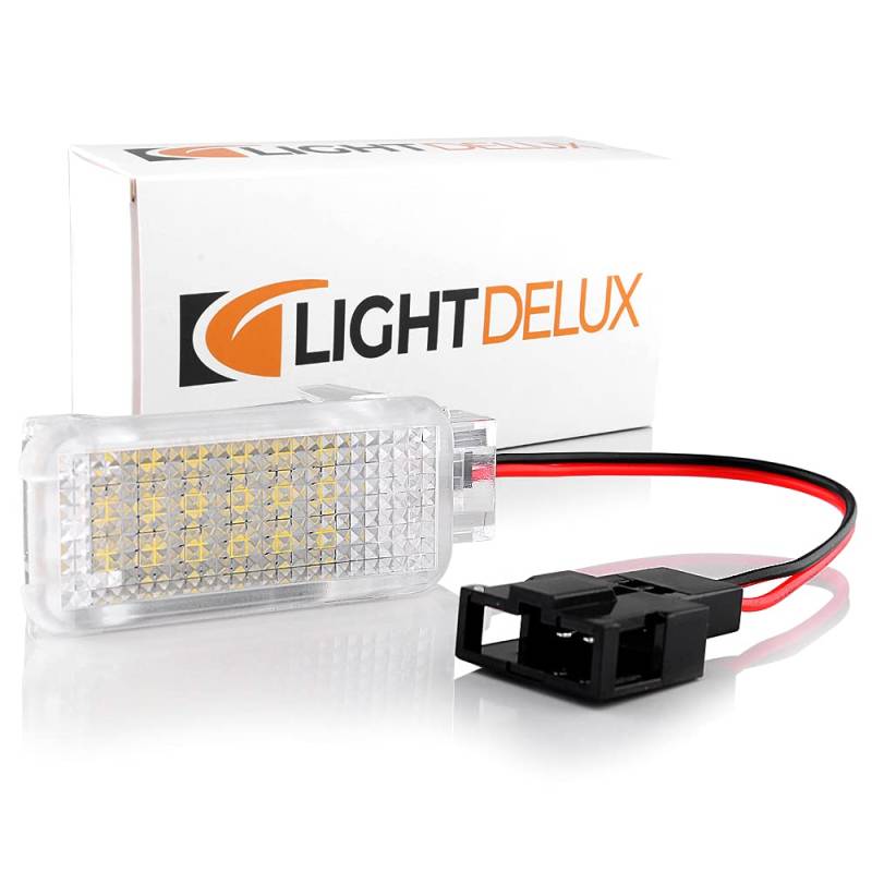 LIGHTDELUX 1x LED Fußraumbeleuchtung Kofferraumbeleuchtung Türeinstiegsleuchten Schminkspiegel Handschuhfach Canbus Plug&Play von LIGHTDELUX