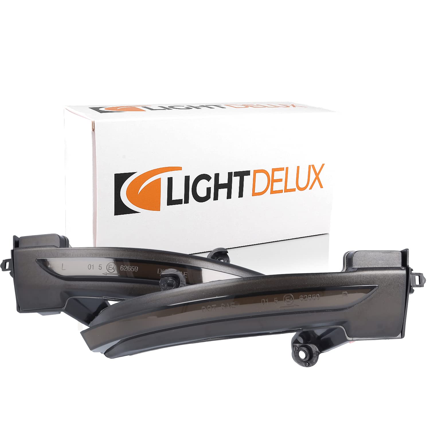 LIGHTDELUX 2 x LED Blinker Spiegelblinker Blinkleuchte Dynamische Laufblinker Seitenblinker V-172405 von LIGHTDELUX