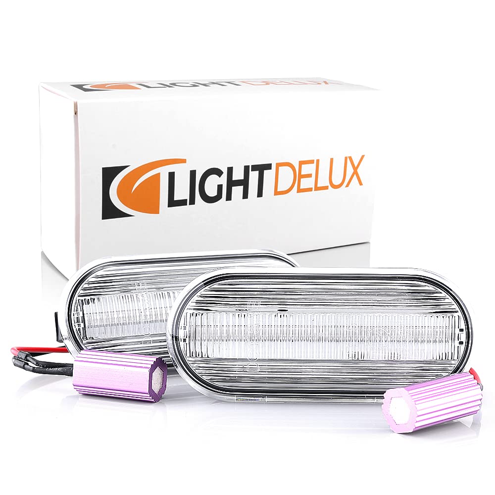 LIGHTDELUX Ersatz für 2 x LED Blinkleuchte Blinker Seitenblinker ohne Fehlermeldung mit Zulassung V-17060507 LIGHTDELUX Ersatz für 2 x LED Blinkleuchte Blinker Seitenblinker ohne Fehlermeldung mit Zulassung V-17060507 von LIGHTDELUX