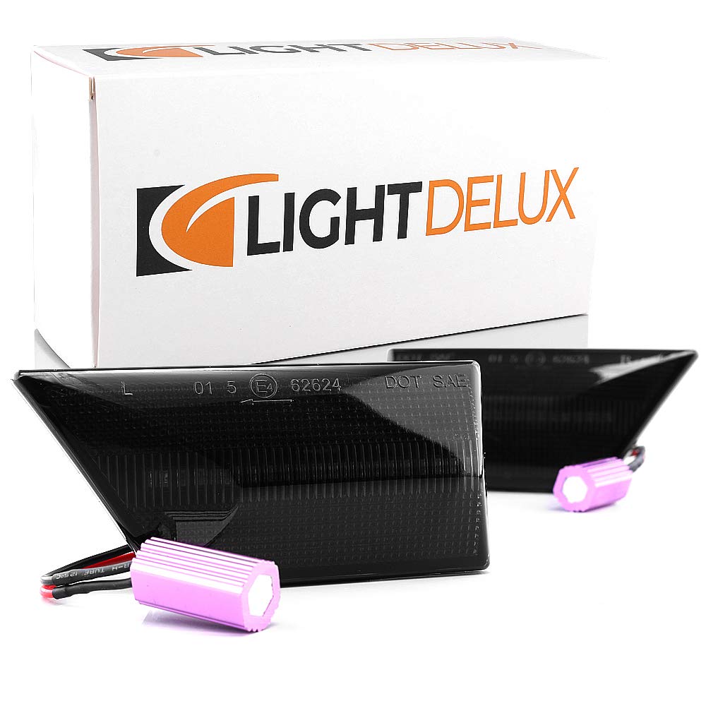 LIGHTDELUX Ersatz für 2 x LED Seitenblinker Blinker Kotflügel-Blinker V-171914 von LIGHTDELUX