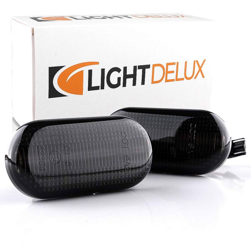 LIGHTDELUX Ersatz für 2 x LED Seitenblinker Blinker Kotflügel-Blinker mit Zulassung V-171307 von LIGHTDELUX