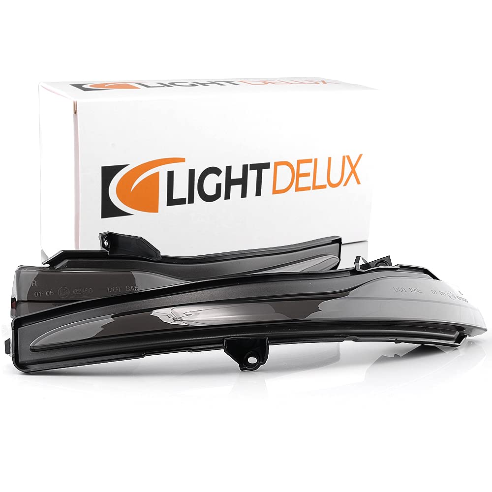 LIGHTDELUX Ersatz für LED Spiegelblinker Blinkleuchte Dynamisch Links Rechts Laufblinker mit Zulassung V-170222 von LIGHTDELUX