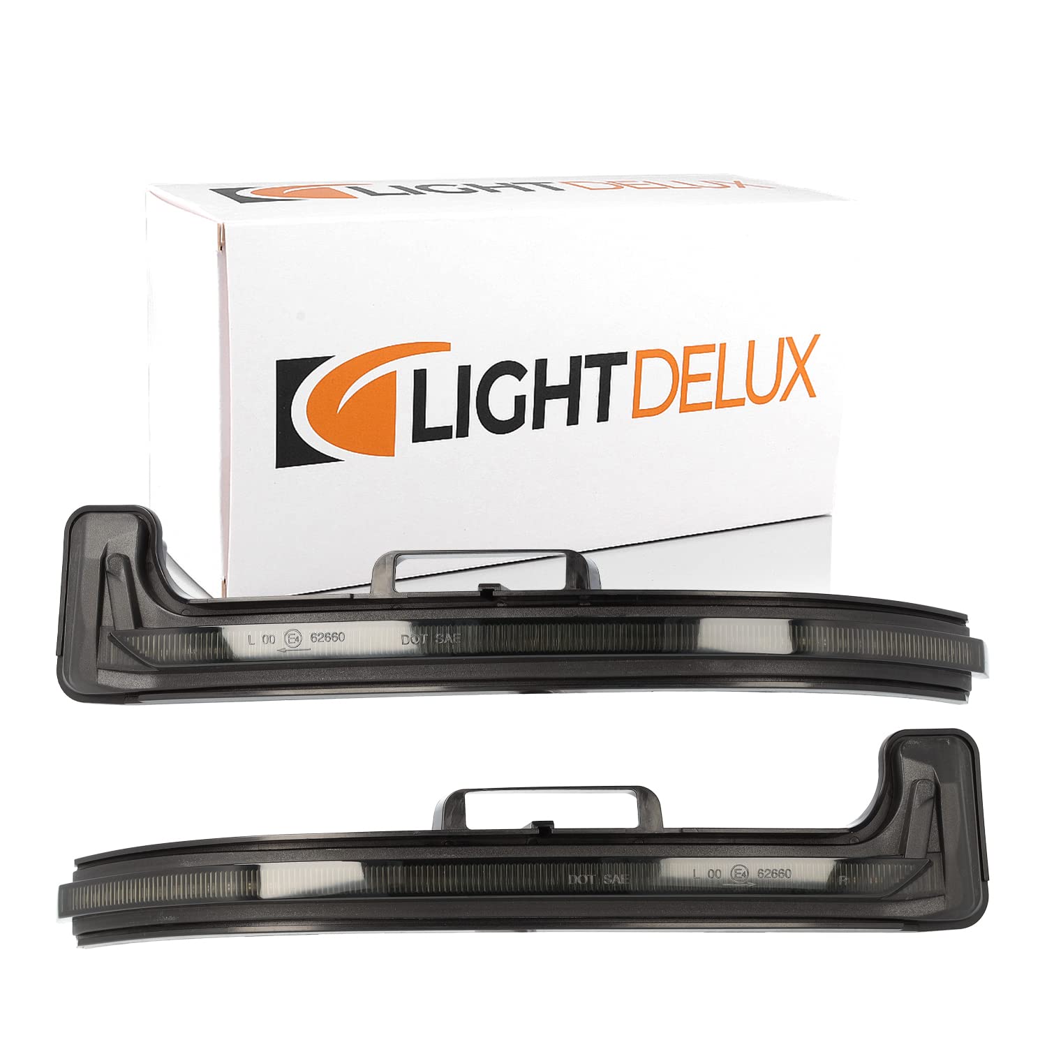 LIGHTDELUX Ersatz für LED Spiegelblinker Blinkleuchte Dynamisch Links Rechts Laufblinker mit Zulassung V-172014 von LIGHTDELUX