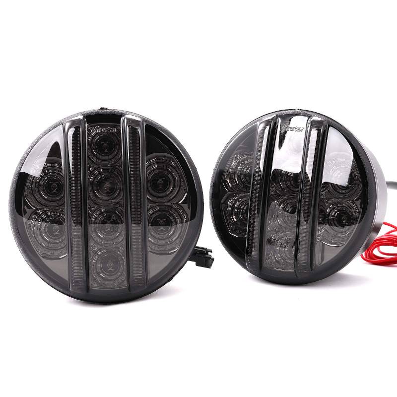 LIGHTDELUX LED Blinker Front-Blinker mit Zulassung Black Vision von LIGHTDELUX