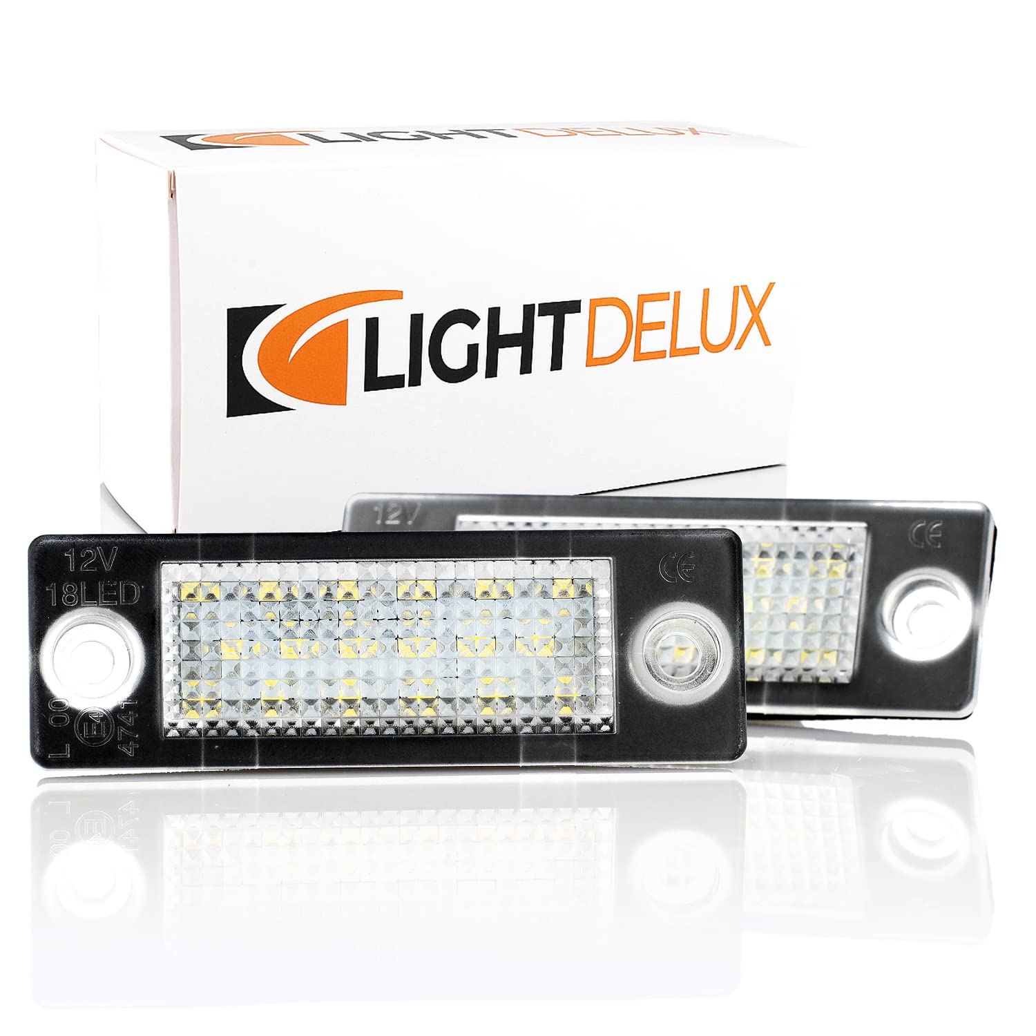 LIGHTDELUX LED Kennzeichenbeleuchtung Canbus Module mit E-Prüfzeichen V-030609 von LIGHTDELUX