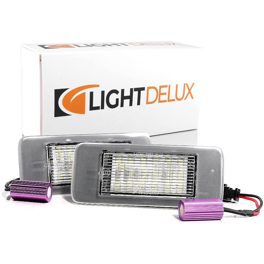 Light Delux LED Kennzeichenbeleuchtung mit Zulassung V-031906 von LIGHTDELUX
