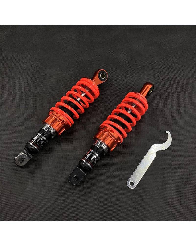 Stoßdämpfer 270 320MM Für Fuk Hallo Clever Grid Nach Fast Eagle Motorrad Moped Roller Modifizierte Stoßdämpfer Dämpfung Motorrad Stoßdämpfer(270mm Vermilion Pair) von LIJHGFFA