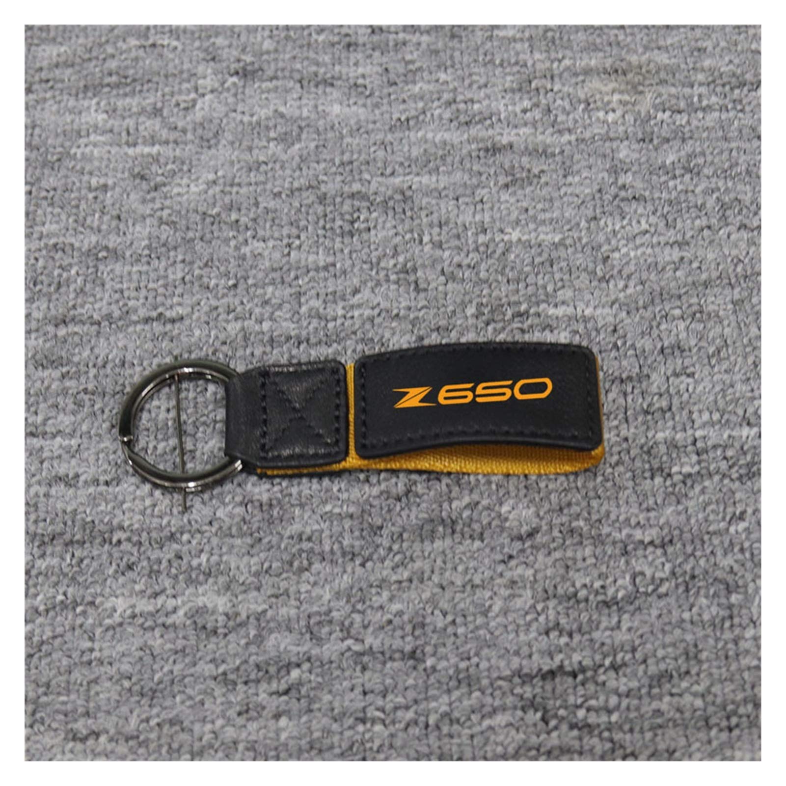 LIJSMZ 3D-Schlüssel-Halter-Kette Sammlung Keychain Fit for Kawasaki Z1000 Z800 Z900 Z650 Z1000SX Motorrad Schlüsselanhänger Schlüssel (Color : Orange, Numbering : 1000) von LIJSMZ