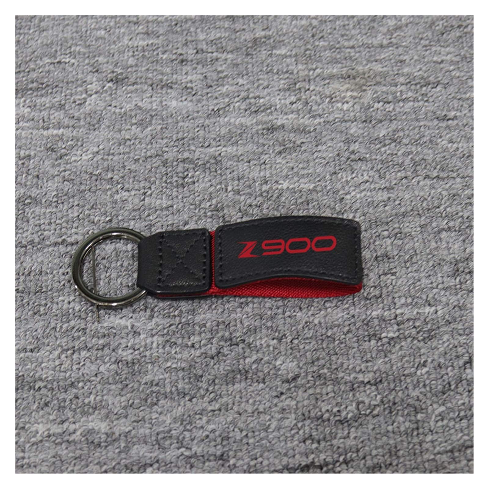 LIJSMZ 3D-Schlüssel-Halter-Kette Sammlung Keychain Fit for Kawasaki Z1000 Z800 Z900 Z650 Z1000SX Motorrad Schlüsselanhänger Schlüssel (Color : Red, Numbering : 650) von LIJSMZ